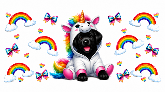 MCW-AN005 | Rainbow Unicorn Pup