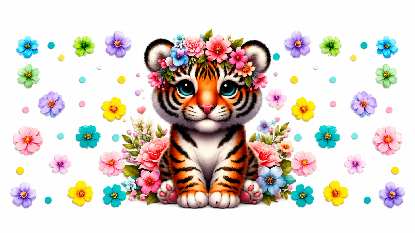 MCW-AN006 | Floral Tiger Cub