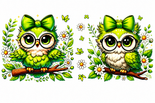MCW-AN007 | Lucky Owl Duo