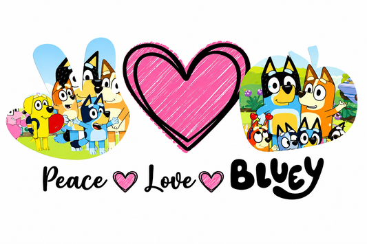 MCW-AN010 | Peace, Love, & Bluey