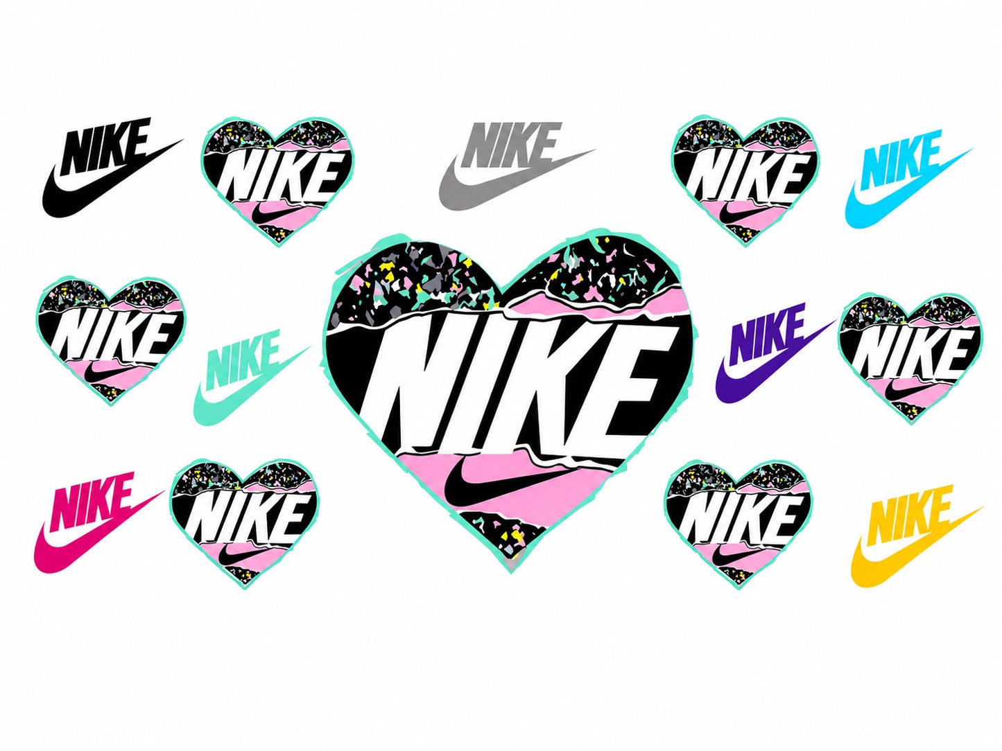 MCW-BR002 | Pastel Nike Heart