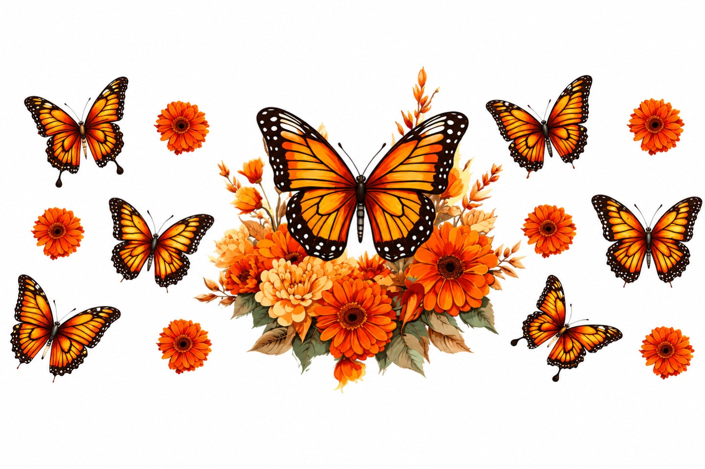 MCW-BT001 | Fall Butterfly Bouquet