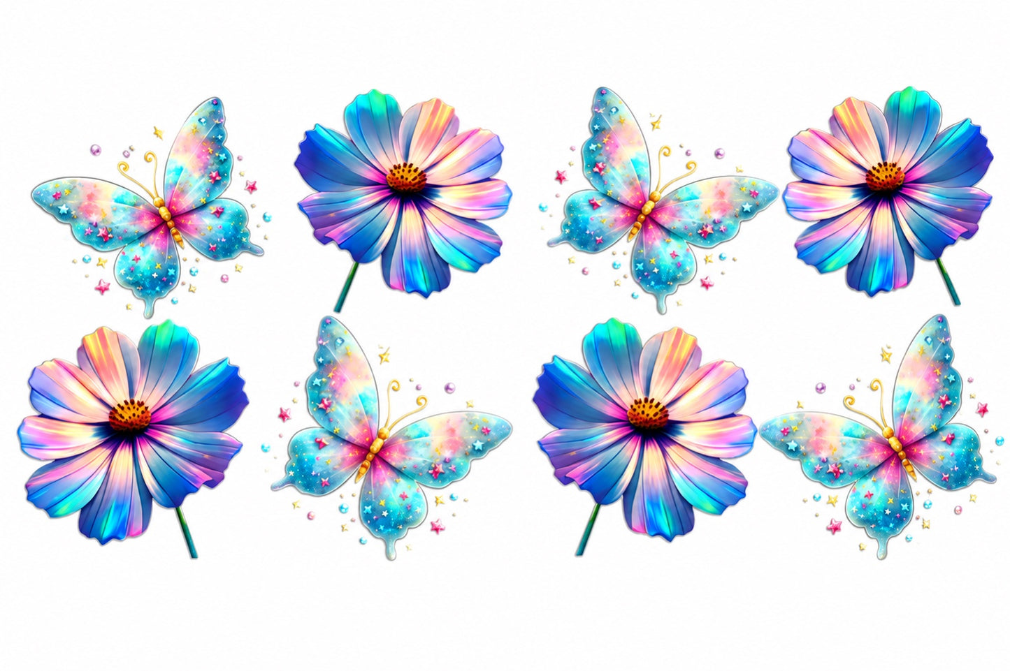 MCW-BT002 | Rainbow Butterfly Garden