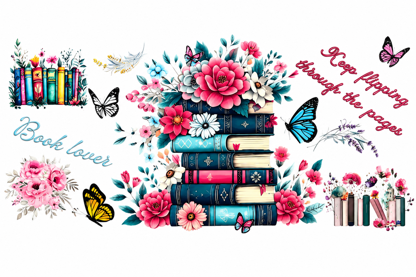 MCW-FL003 | Book Lover's Escape