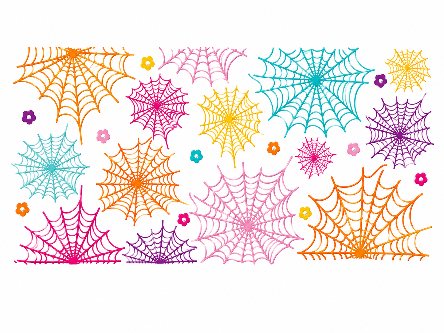 MCW-HW015 | Pastel Spiderwebs