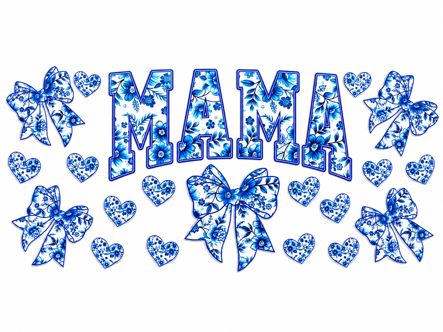 MCW-MA009 | Blue Floral Mama