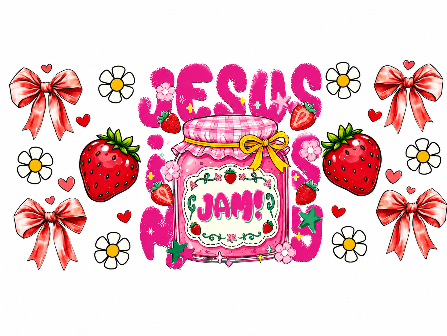 MCW-RE006 | Jesus Jam Strawberry Coquette