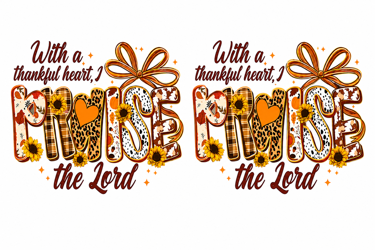 MCW-RE012 | With a Thankful Heart Praise the Lord