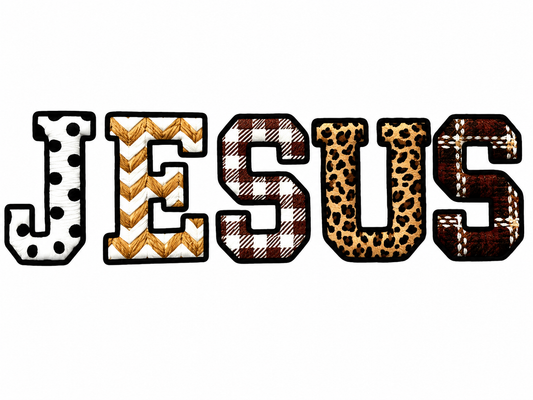 MCW-RE013 | Jesus Pattern Patchwork
