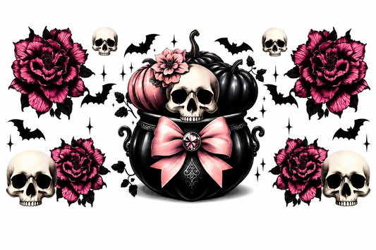 MCW-SK001 | Midnight Bloom Skull