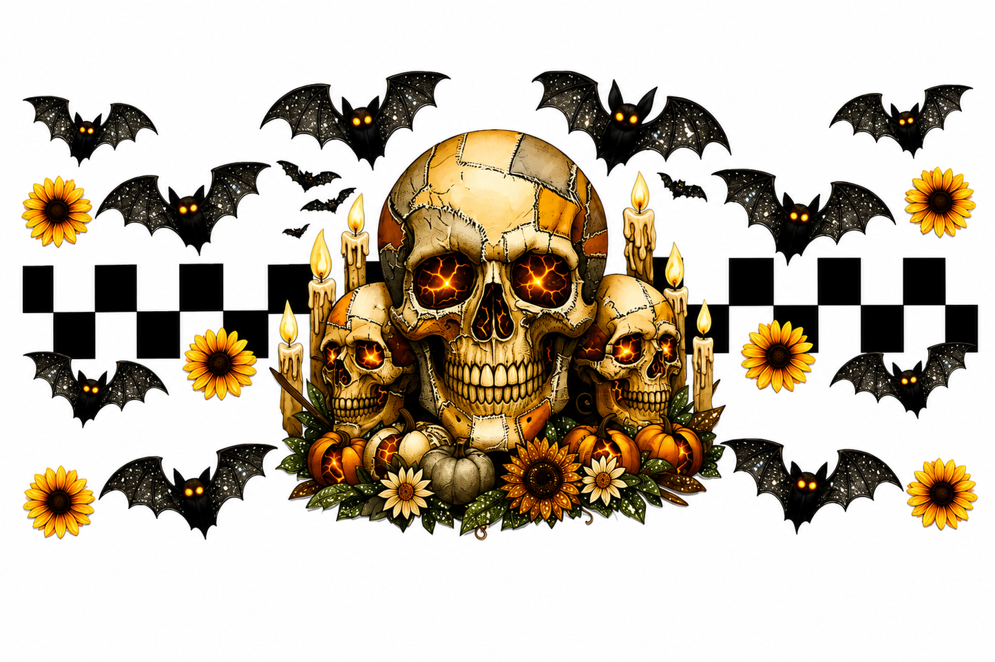 MCW-SK004 | Haunted Harvest Skull