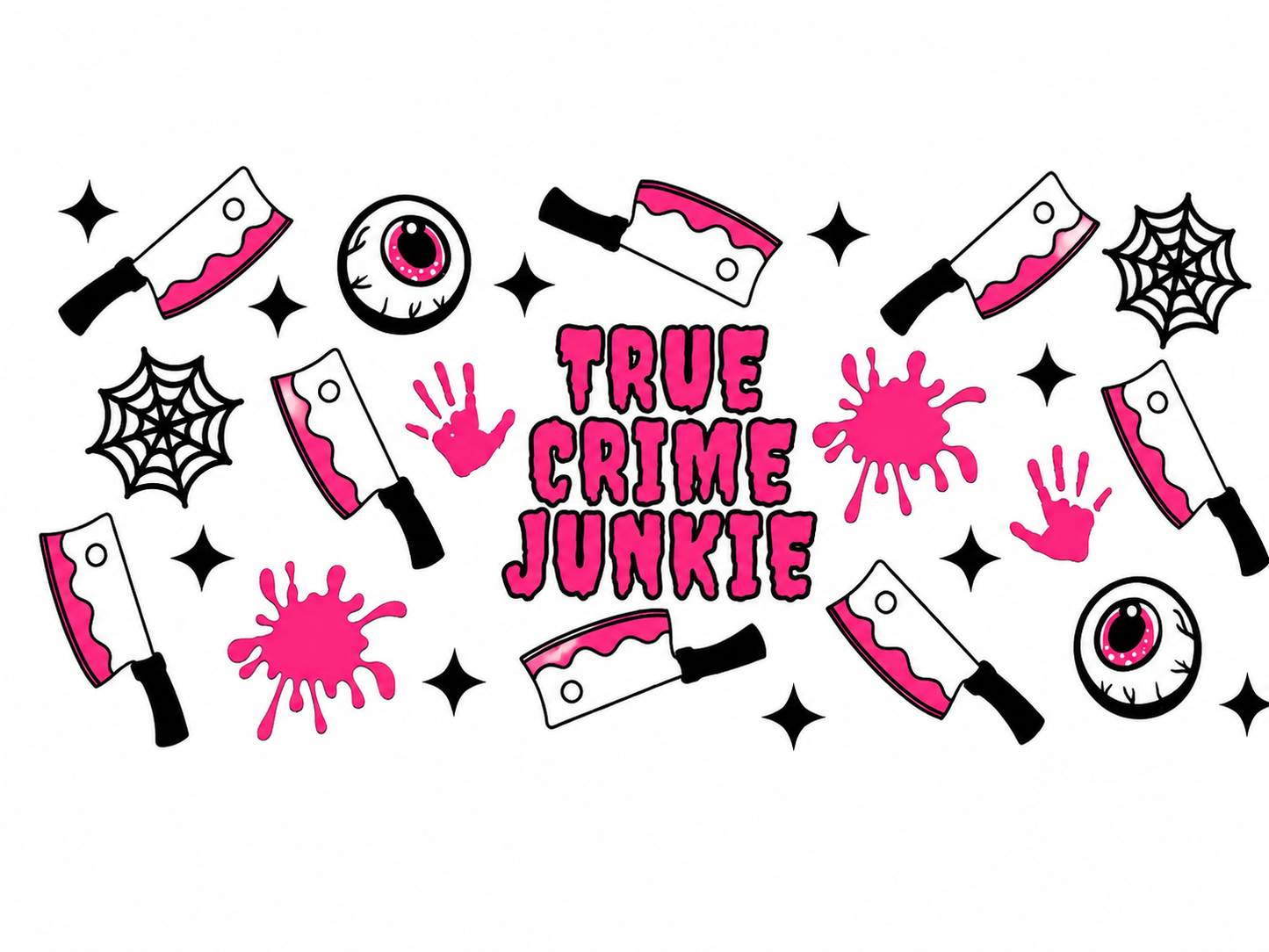 MCW-TC001 | True Crime Junkie Pink