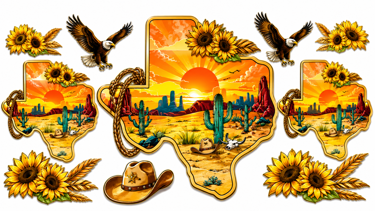 MCW-WE009 | Texas Sunset Western