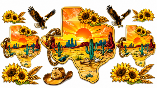 MCW-WE009 | Texas Sunset Western