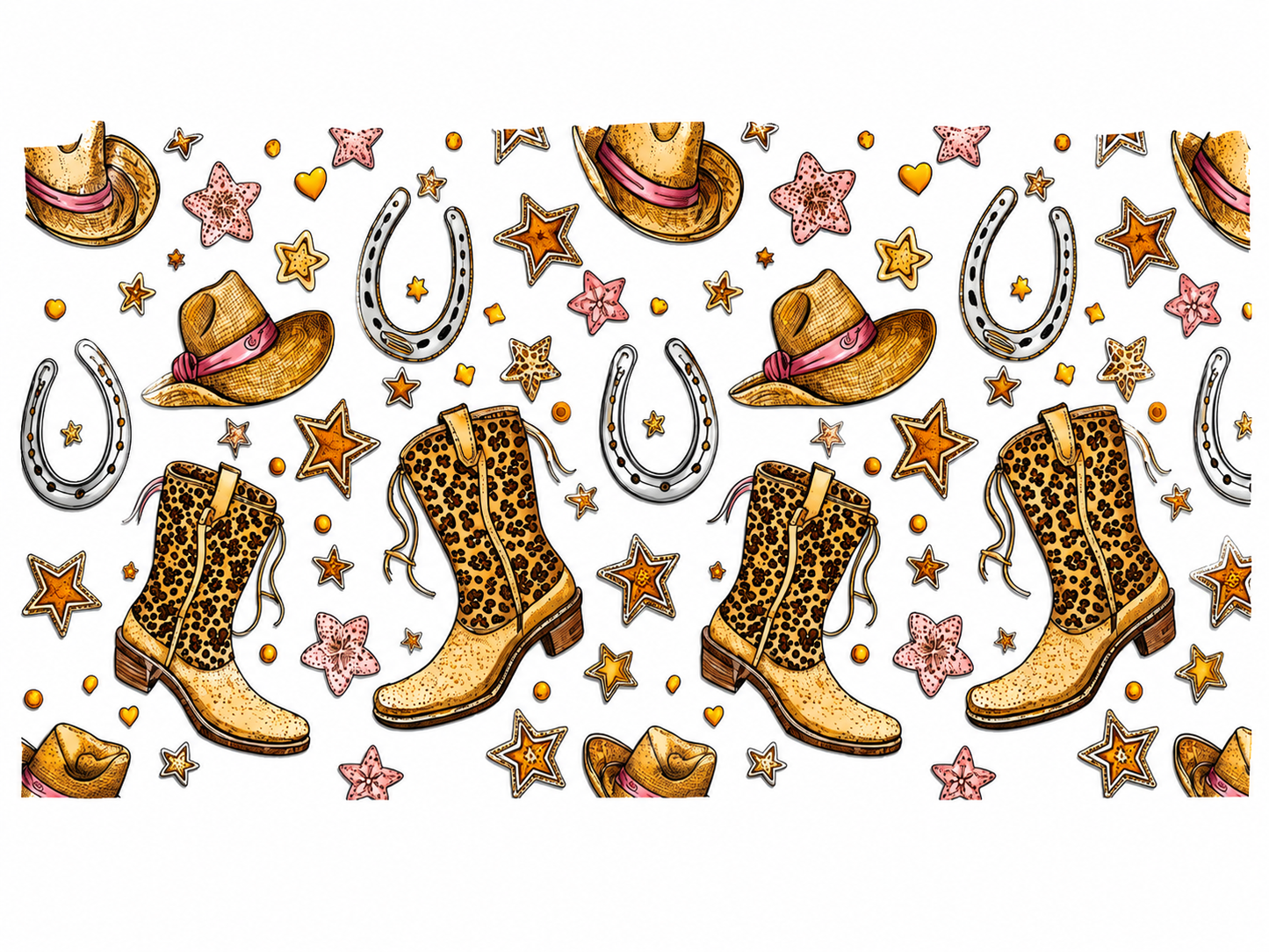 MCW-WE015 | Leopard Cowgirl Boots