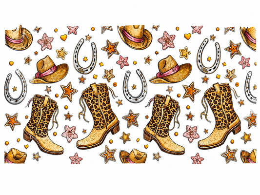 MCW-WE015 | Leopard Cowgirl Boots