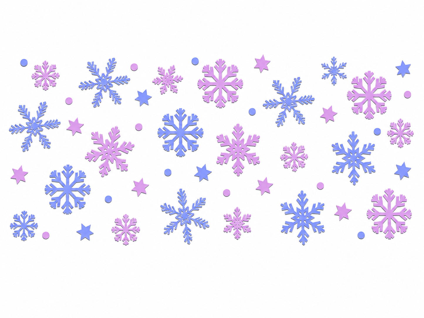 MCW-WI002 | Cotton Candy Snowflakes