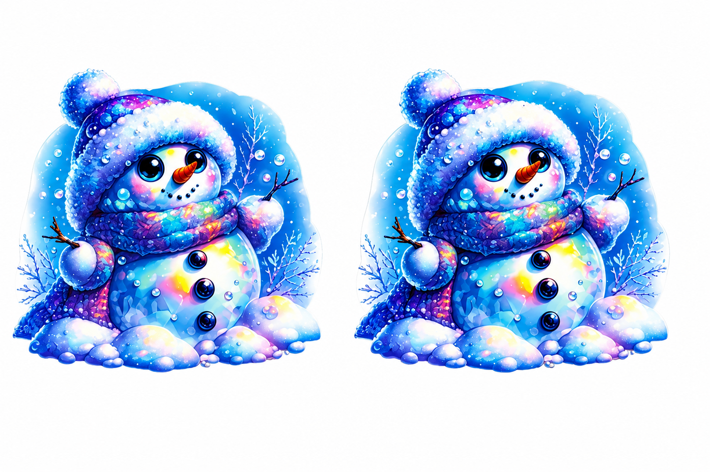 MCW-WI007 | Northern Lights Snowman