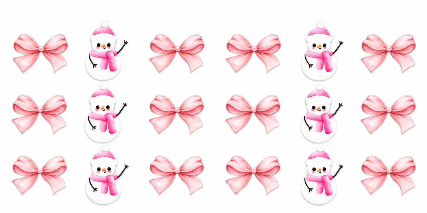 MCW-WI008 | Pink Winter Bows